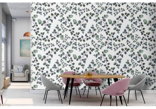 Nature wallpaper plants and leaves decoration.