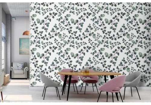 Nature wallpaper plants and leaves decoration.