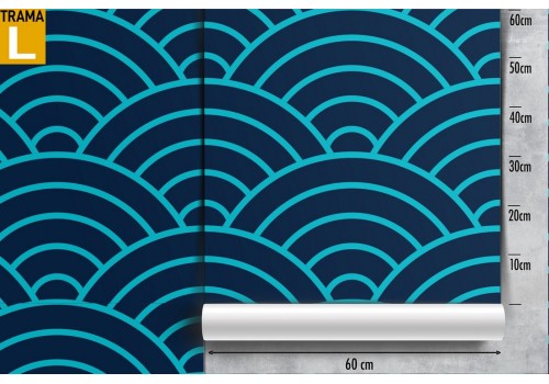 Wallpaper decoration stylized waves. 2