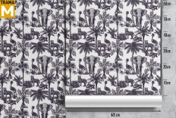 Tropical Nature Animals Trees Wallpaper