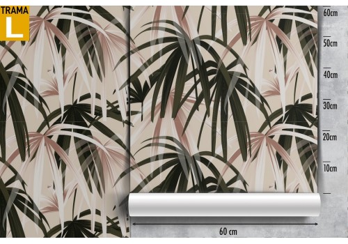 Tropical palm nature wallpaper decoration. 2