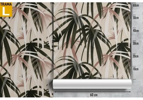 Tropical palm nature wallpaper decoration. 2