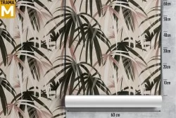 Carta da Parati Foglie Tropicale