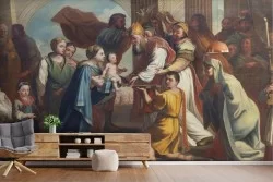 Carta da Parati Dipinti e Acquerelli Vintage