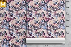 Vintage Tropical Nature Abstract Wallpaper