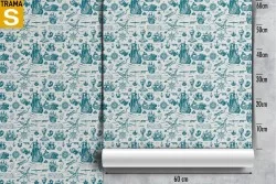 Children's Wallpaper Decorations and Fantasy Pirate Patterns