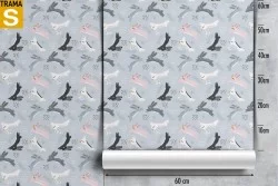 Carta da Parati Bambini Animali uccelli Decorazioni e Pattern