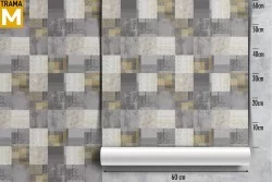 Geometric Vintage Tile Wallpaper