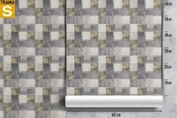 Wallpaper Design and Styles Surfaces and Textures Geometric Vintage Tiles