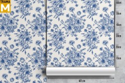 Carta da Parati Fiori Natura Vintage