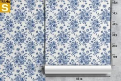 Carta da Parati Design e Stili Flora e Fauna Fiori Natura Vintage