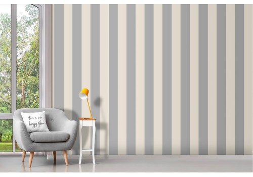 Wallpaper pattern stripes gray and white.