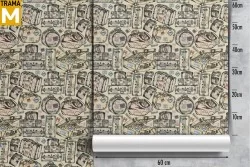 Carta da Parati Vintage