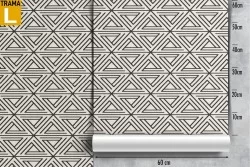 Geometric triangle wallpaper decoration.