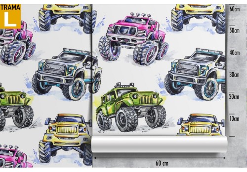 Children's wallpaper car decoration. 2