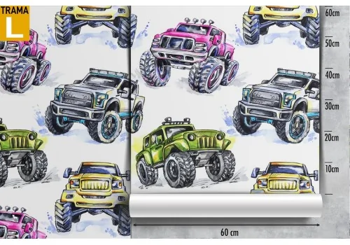 Children's wallpaper car decoration. 2