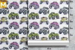 Carta da Parati Decorazioni e Pattern Mezzi di trasporto