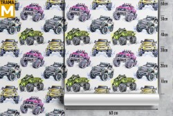 Wallpaper Decorations and Transportation Pattern