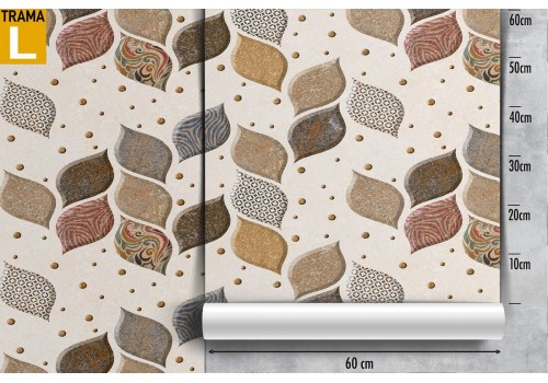 Abstract geometric wallpaper decoration. 2