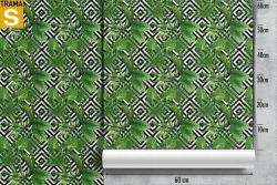 Wallpaper Design and Styles Flora and Fauna Modern Geometric Tropical Nature Leaves