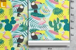 Tropical nature abstract decoration wallpaper.