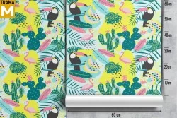 Abstract Animals Wallpaper Tropical Leaves