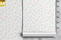 Striped and Polka Dot Wallpaper