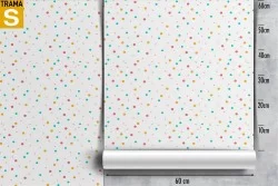 Carta da Parati Bambini Righe e A pois