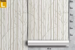 Stylized forest nature wallpaper pattern.