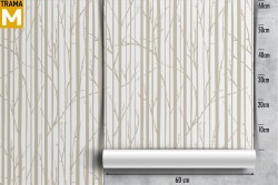 Stylized Nature Trees Wallpaper