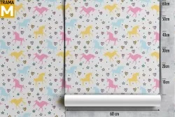 Wallpaper Animals Birds Decorations and Fantasy Patterns