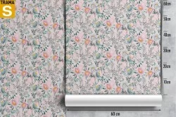 Wallpaper Design and Styles Flora and Fauna Leaves Flowers Nature