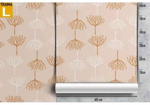 Wallpaper decoration nature stylized flowers. 2