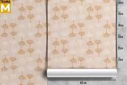 Stylized Nature Flowers Wallpaper