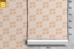 Carta da Parati Design e Stili Flora e Fauna Fiori Natura Stilizzata