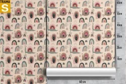 Carta da Parati Bambini Animali uccelli Decorazioni e Pattern