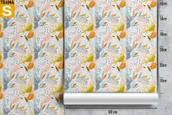 Wallpaper Design and Styles Flora and Fauna Flowers Leaves Nature