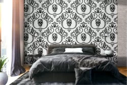 Vintage English classic pattern wallpaper.