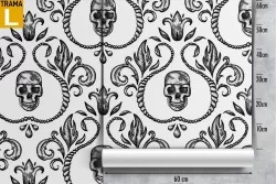 Carta da Parati pattern classico inglese vintage.