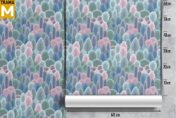 Vintage Nature Trees Wallpaper