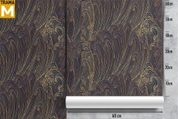 Luxury Wallpaper Stripes and Oriental Zen Waves