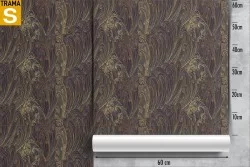 Carta da Parati Design e Stili Luxury Righe e Onde Orientale zen
