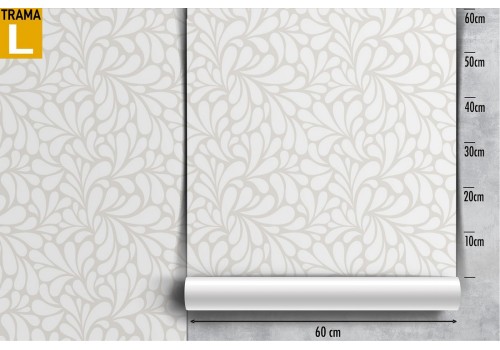 Carta da Parati decorazione natura foglie astratte. 2