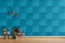 Carta da Parati pattern geometrico 3D.