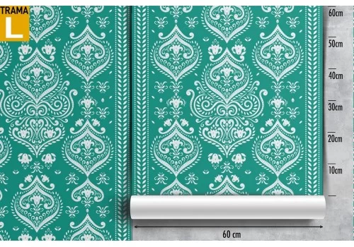 Carta da Parati pattern inglese geometrico vintage. 2