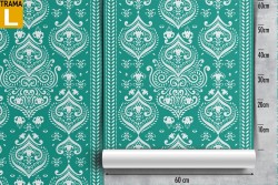 Carta da Parati pattern inglese geometrico vintage.