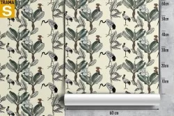 Carta da Parati Design e Stili Flora e Fauna animali Natura Tropicale