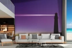 Wallpaper landscape sea with lighthouse