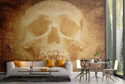 Carta da Parati teschio dark horror