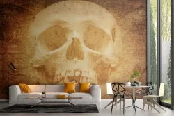 Dark horror skull wallpaper